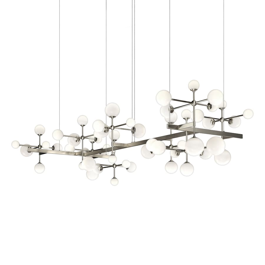 Sonneman Nebula 96" Wide Linear Chandelier