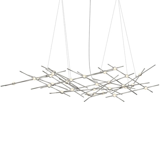 Sonneman Constellation Ursa Minor 25 Light 55" Wide LED Abstract Chandelier with Clear Acrylic Shades