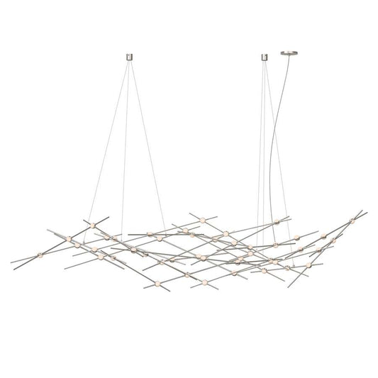 Sonneman Constellation Ursa Major 44 Light 93" Wide LED Abstract Chandelier with White Acrylic Shades
