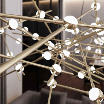 Sonneman Constellation Ursa Major 44 Light 93" Wide LED Abstract Chandelier with Clear Acrylic Shades