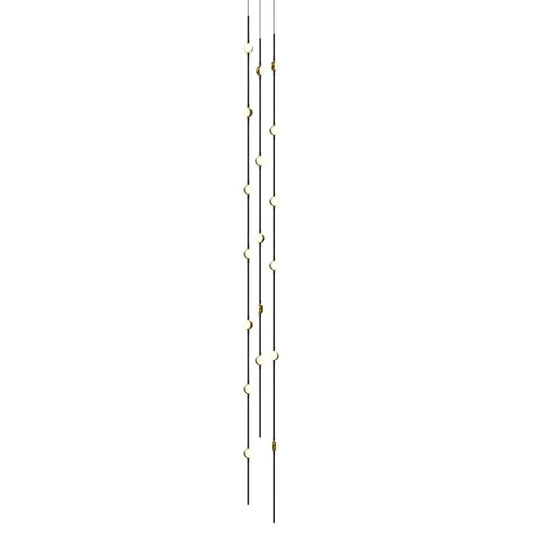 Sonneman Constellation 6" Wide Beaded Chandelier
