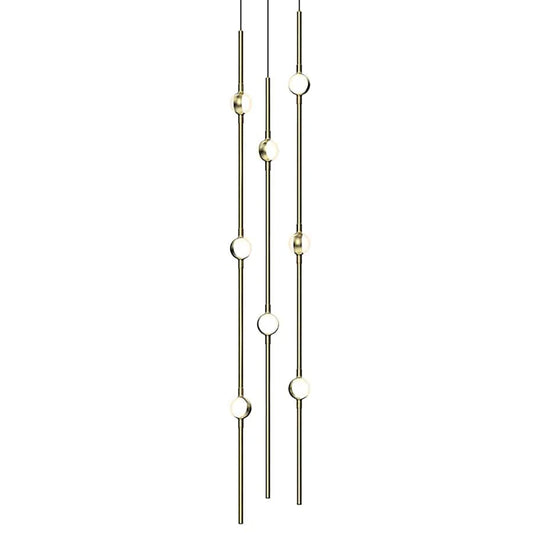 Sonneman Constellation Andromeda 8 Light 6" Wide LED Abstract Multi Light Pendant