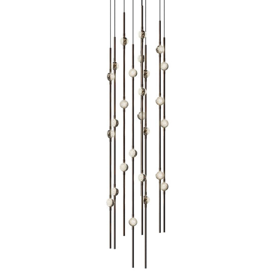 Sonneman Constellation 12" Wide Beaded Chandelier