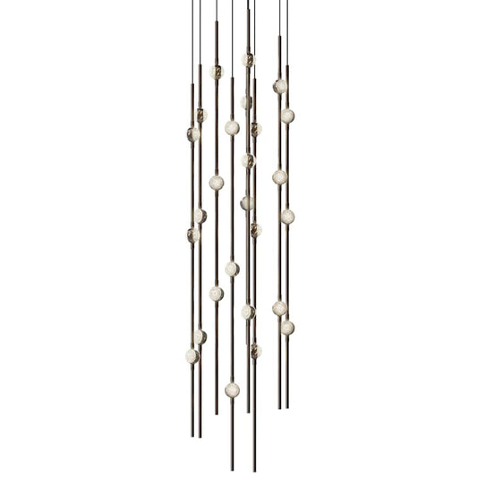 Sonneman Constellation 12" Wide Beaded Chandelier
