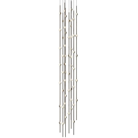 Sonneman Constellation 12" Wide Beaded Chandelier