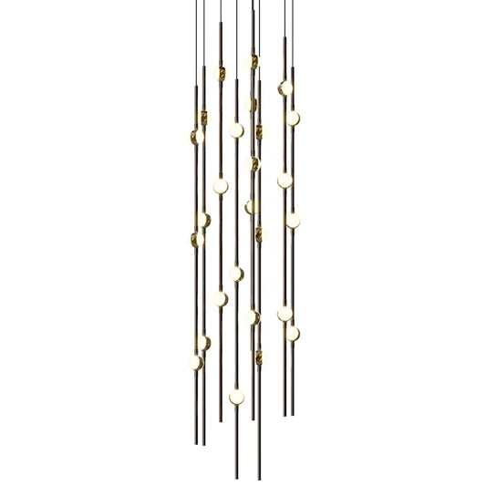 Sonneman Constellation 12" Wide Beaded Chandelier