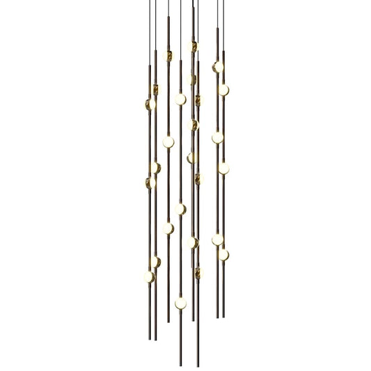 Sonneman Constellation 12" Wide Beaded Chandelier