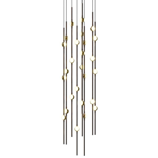 Sonneman Constellation 12" Wide Beaded Chandelier