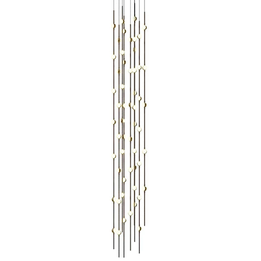 Sonneman Constellation 12" Wide Beaded Chandelier