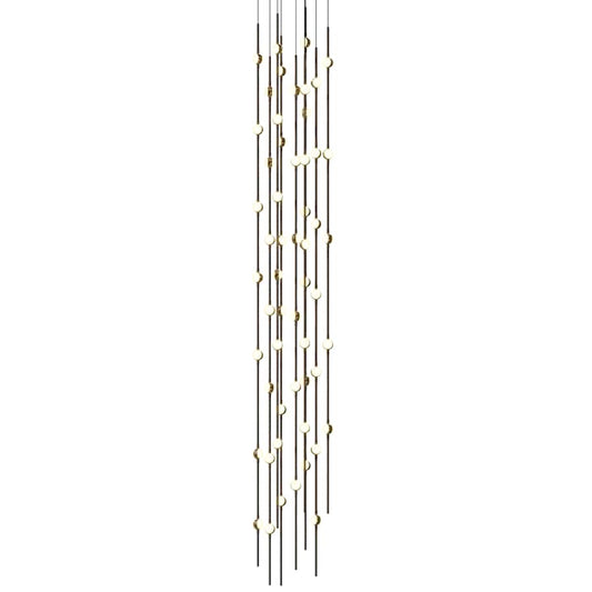 Sonneman Constellation 12" Wide Beaded Chandelier