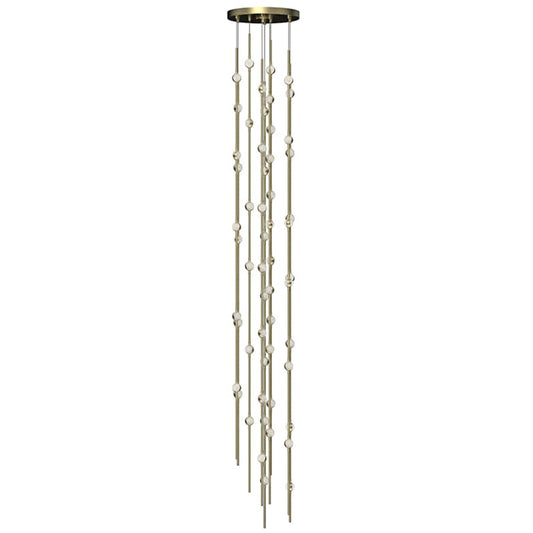Sonneman Constellation Andromeda 55 Light 12" Wide LED Abstract Multi Light Pendant