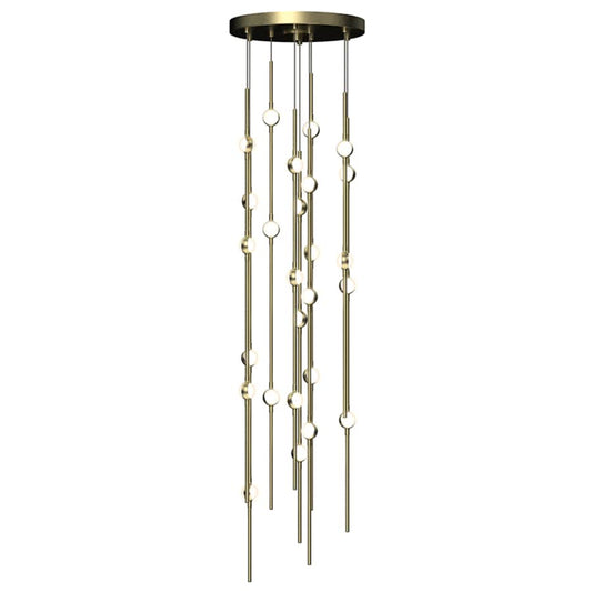 Sonneman Constellation Andromeda 26 Light 12" Wide LED Abstract Multi Light Pendant