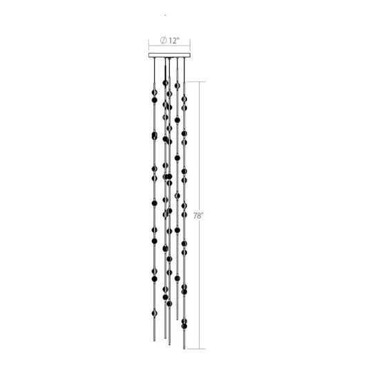 Sonneman Constellation 12" Wide Pendant