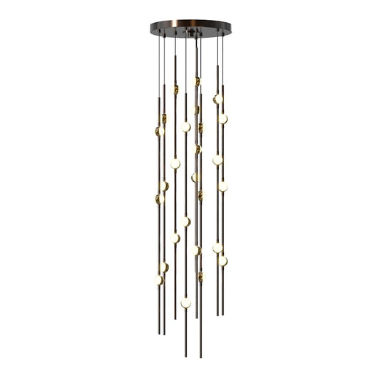 Sonneman Constellation 12" Wide Beaded Chandelier