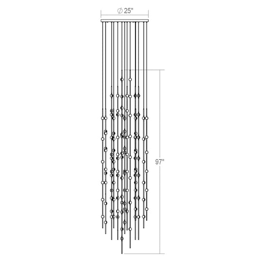 Sonneman Constellation 25" Wide Pendant