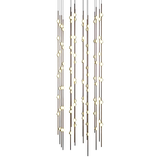Sonneman Constellation 22" Wide Beaded Chandelier