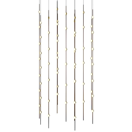 Sonneman Constellation 36" Wide Beaded Chandelier