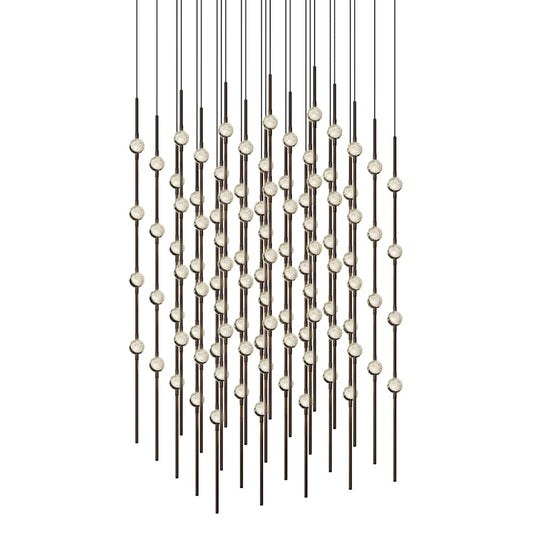 Sonneman Constellation 21" Wide Beaded Chandelier