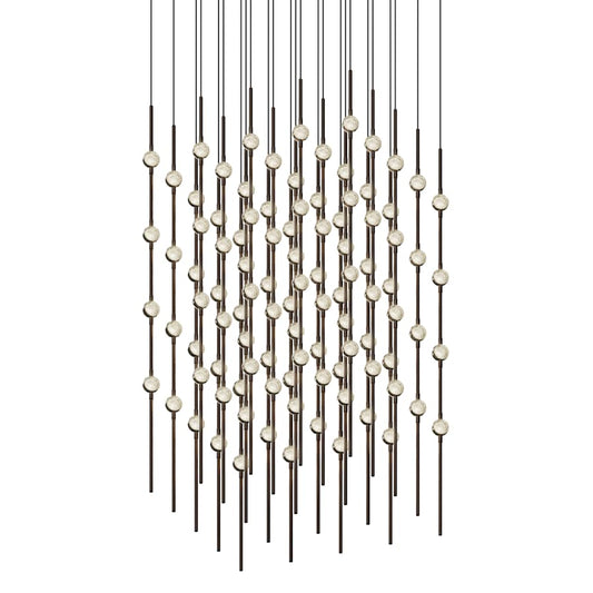Sonneman Constellation 21" Wide Beaded Chandelier