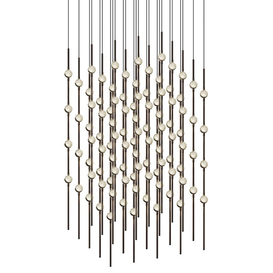 Sonneman Constellation 21" Wide Beaded Chandelier