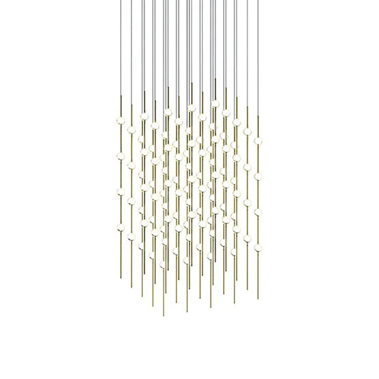 Sonneman Constellation Cosmic Cube 100 Light 21" Wide LED Abstract Multi Light Pendant