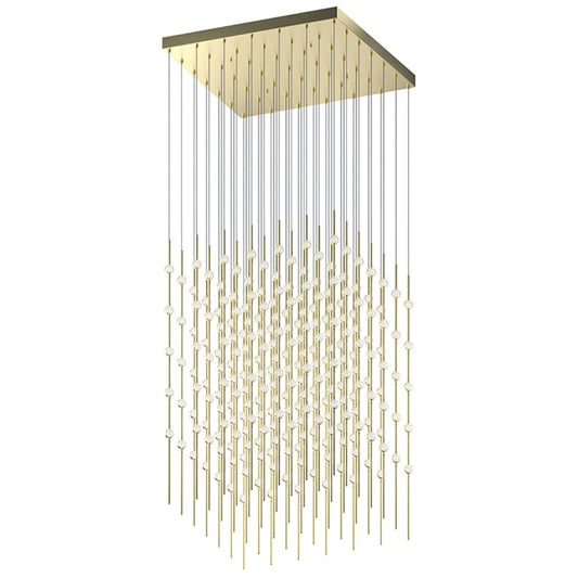 Sonneman Constellation Cosmic Cube 245 Light 30" Wide LED Abstract Multi Light Pendant