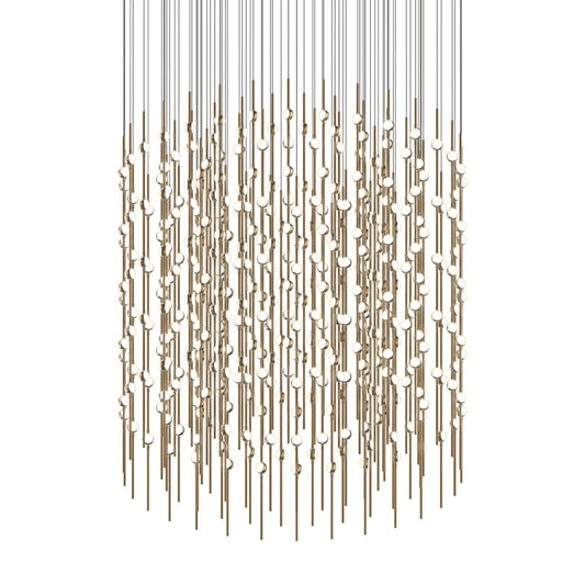 Sonneman Constellation Centaurus Cylinder 3 Light 48" Wide LED Abstract Chandelier