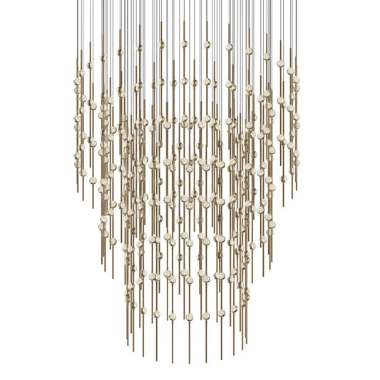 Sonneman Constellation Centaurus Pyramid 3 Light 48" Wide LED Abstract Chandelier
