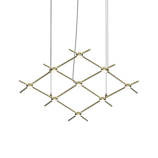 Sonneman Constellation Aquarius Minor 9 Light 67" Wide LED Chandelier