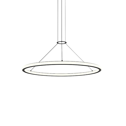 Sonneman Luna 38" Wide LED Ring Chandelier - 3000K