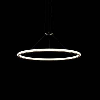 Sonneman Luna 38" Wide LED Ring Chandelier - 2700K