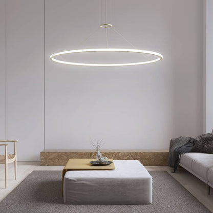 Sonneman Luna 38" Wide LED Ring Chandelier - 3500K