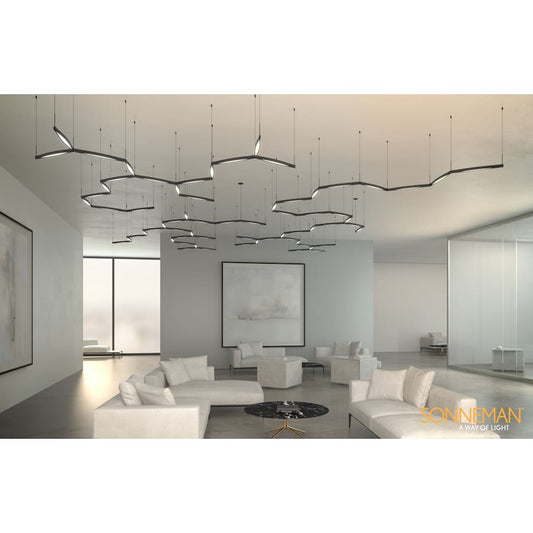 Sonneman Ola 55" Wide LED Linear Chandelier