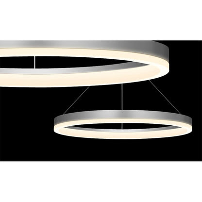 Sonneman Corona 24" LED Pendant with Frosted Shade