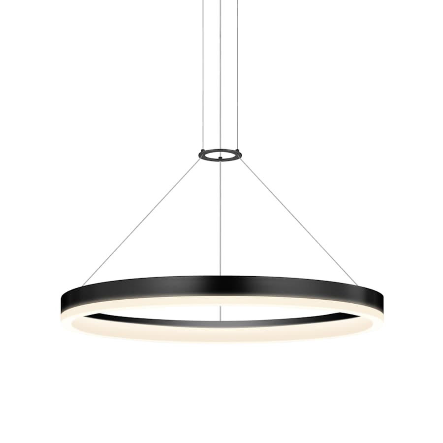 Sonneman Corona 24" LED Pendant with Frosted Shade