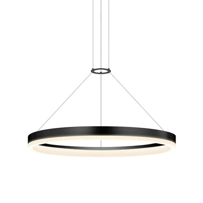 Sonneman Corona 24" LED Pendant with Frosted Shade