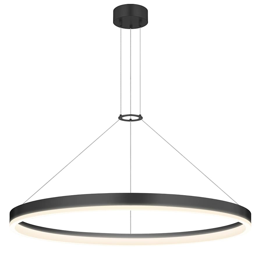 Sonneman Corona 32" LED Pendant with Frosted Shade