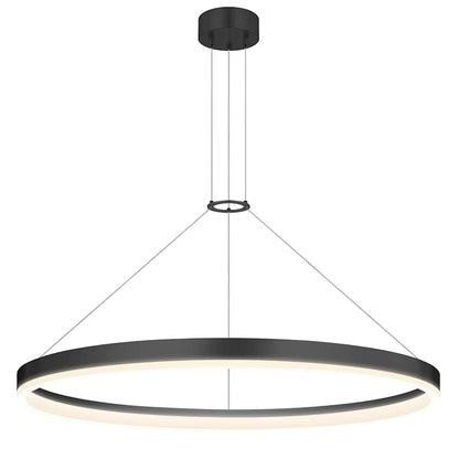Sonneman Corona 32" LED Pendant with Frosted Shade