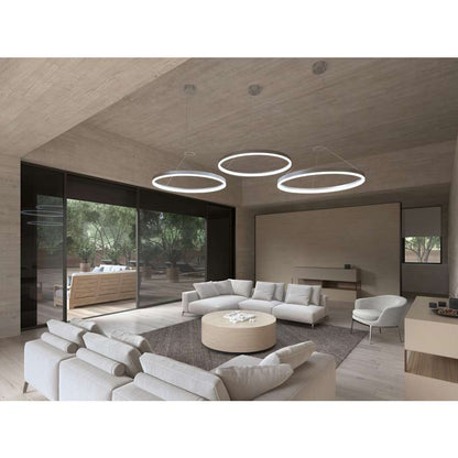 Sonneman Corona 32" Wide LED Ring Chandelier