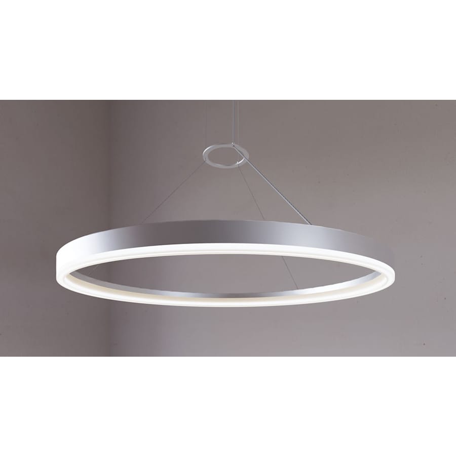 Sonneman Corona 32" LED Pendant with Frosted Shade