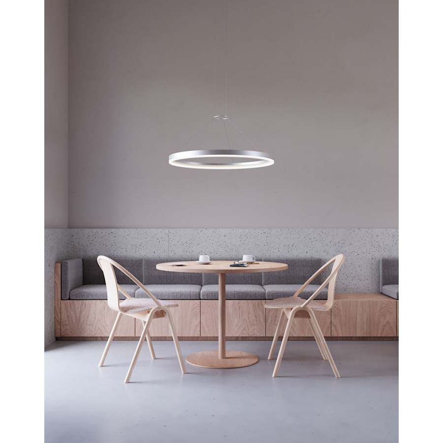Sonneman Corona 32" LED Pendant with Frosted Shade