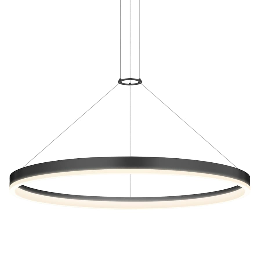 Sonneman Corona 32" LED Pendant with Frosted Shade