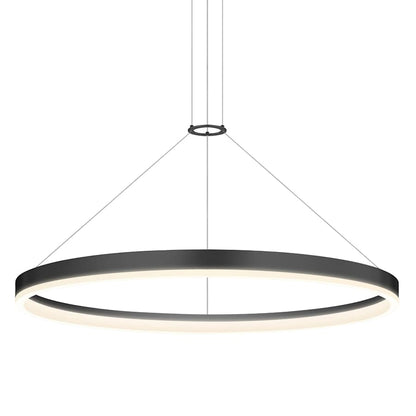 Sonneman Corona 32" LED Pendant with Frosted Shade