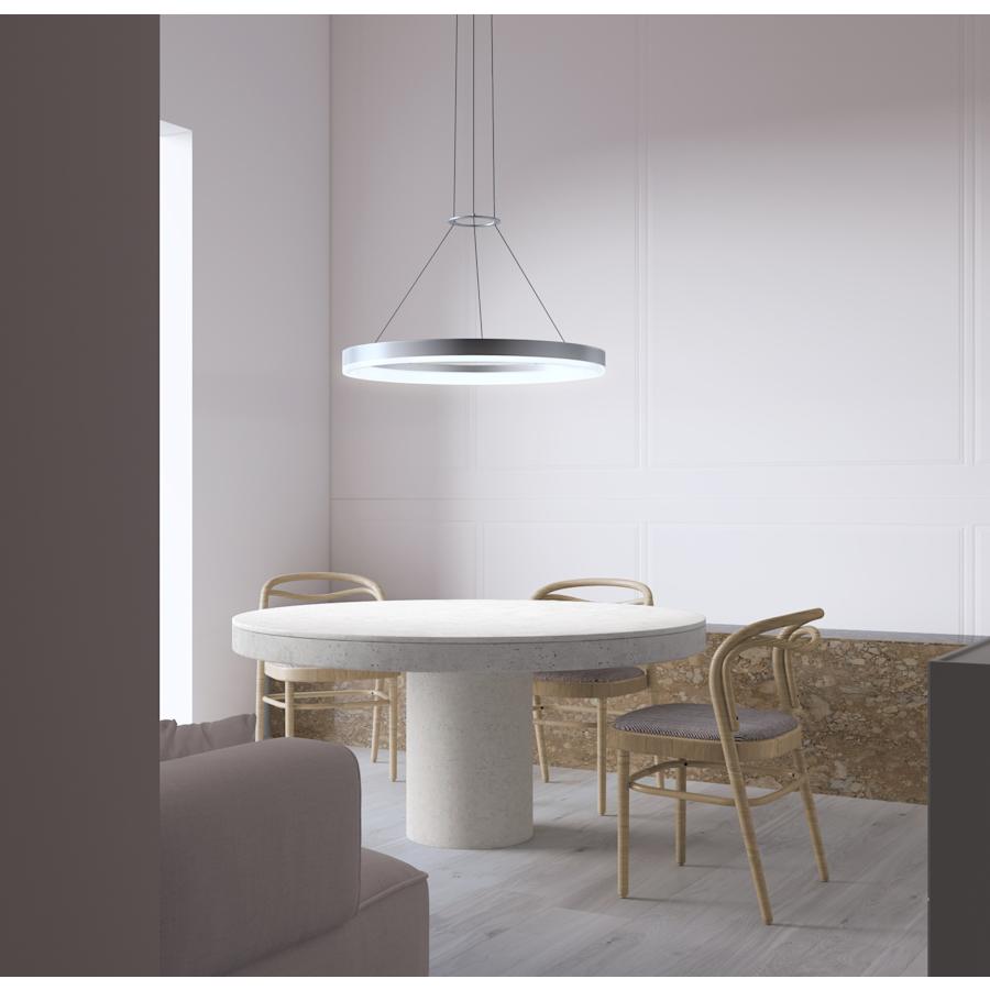 Sonneman Corona 32" Wide Suspension Pendant
