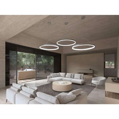 Sonneman Corona 48" Wide Suspension Pendant