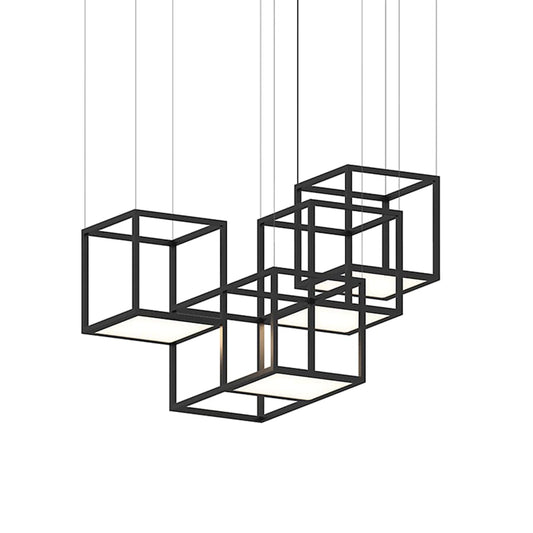 Sonneman Cubix 4 Light LED Pendant