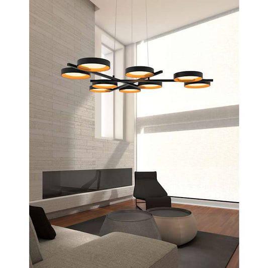 Sonneman Light Guide Ring 9 Light 48-1/4" Wide Full Sized Pendant