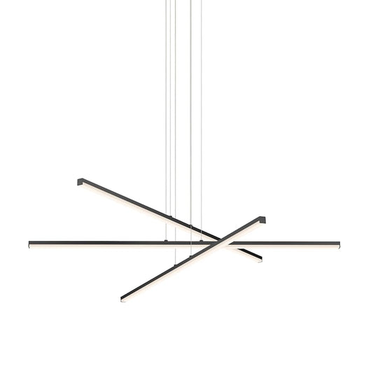 Sonneman Stix 40" Wide Chandelier