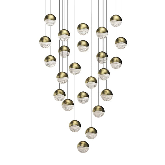 Sonneman Grapes 24 Light 27" Wide LED Suspension Multi Light Pendant