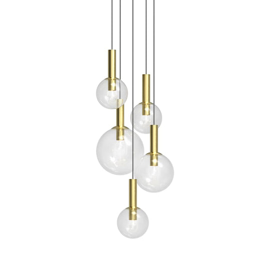Sonneman Bubbles 5 Light 26" Wide Multi Light Pendant